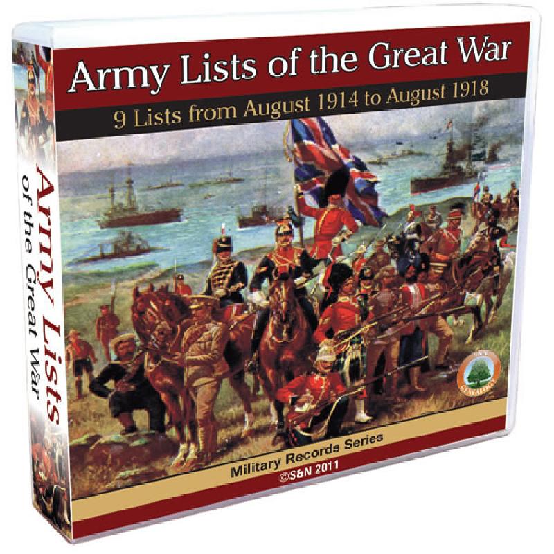 Army Lists Of The Great War 1914 June To 1918 August Product Genfair